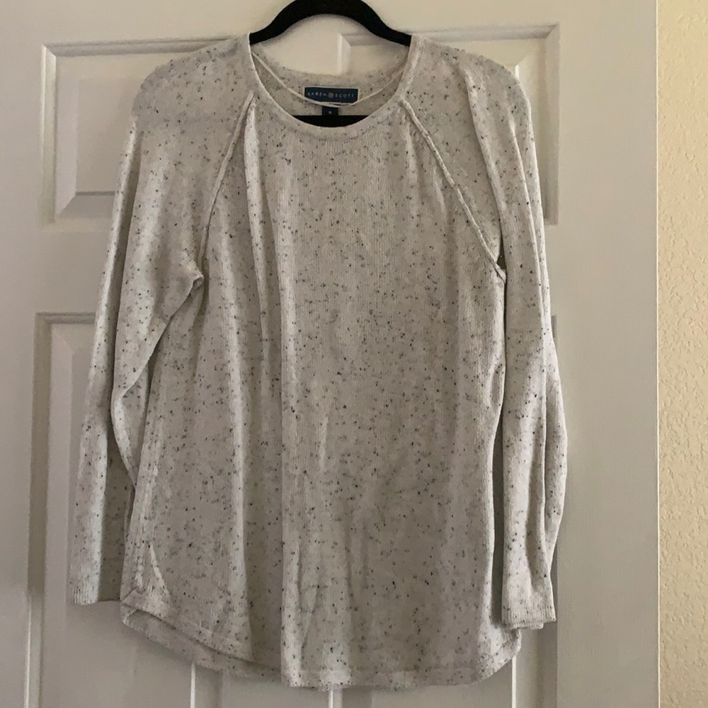 White speckled sweater - women’s medium